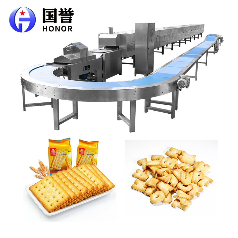 酥性韧性饼干生产线 全自动生产线 猴头菇 奥利奥饼干生产设备