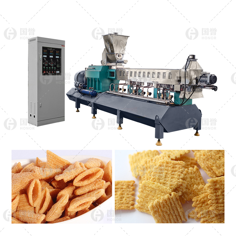 膨化食品生产线 休闲零食加工设备油炸锅巴妙脆角生产设备