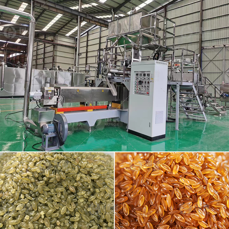 人造大米生产设备复合大米碎米重组设备营养米低脂控糖米生产线